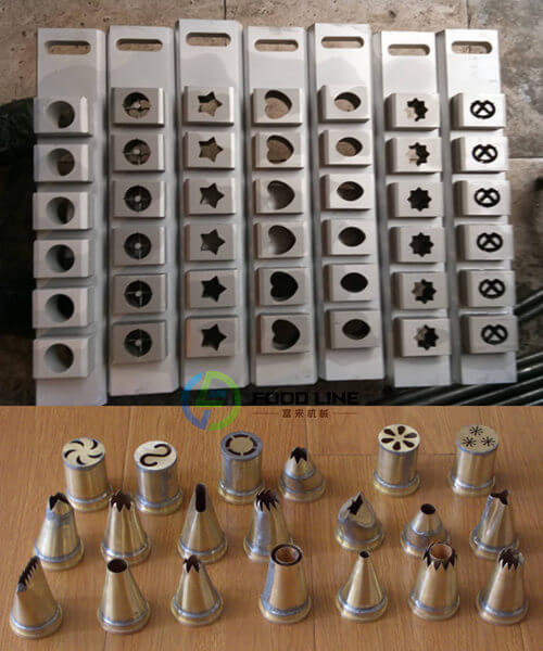 various styles of nozzle molds