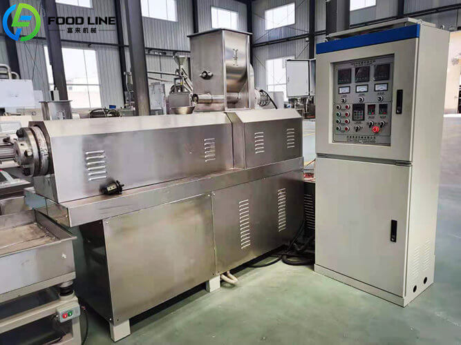 ce certified twin screw pet food extruder