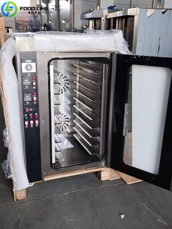 low noise hot air circulation oven