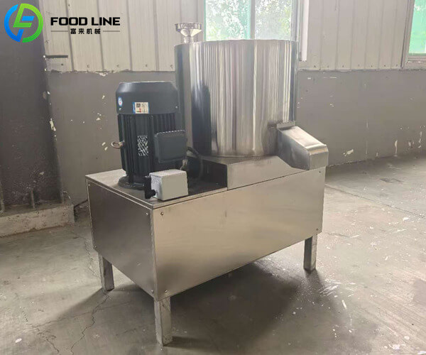 mixer in pet food extrusion line