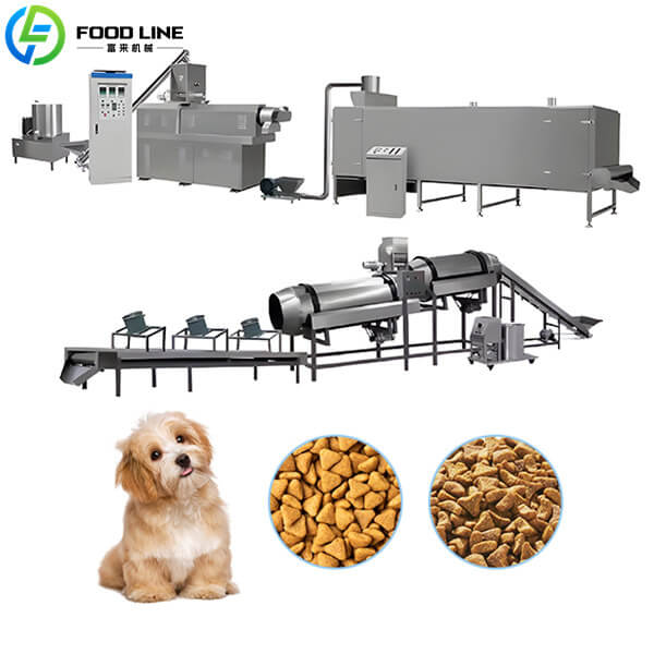 puffed pet food processing line