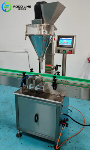 single head powder filling machine