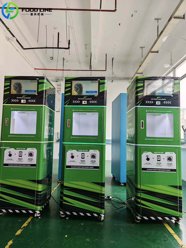 touch screen helmet wash machine for commercial use