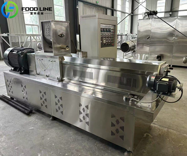 twin screw extruder for pet food production