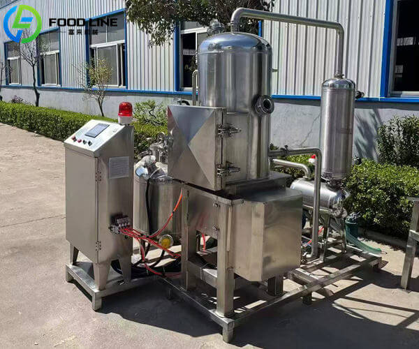 10kg batch vacuum frying equipment