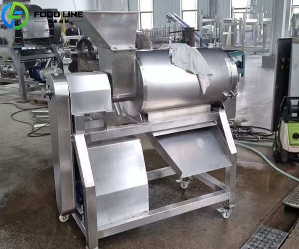 2500kg per hour single stage pulping machine