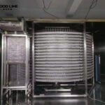 500kg/h Spiral Belt Freezer Purchased by Saudi Arabia Client 500kg per hour single spiral freezer