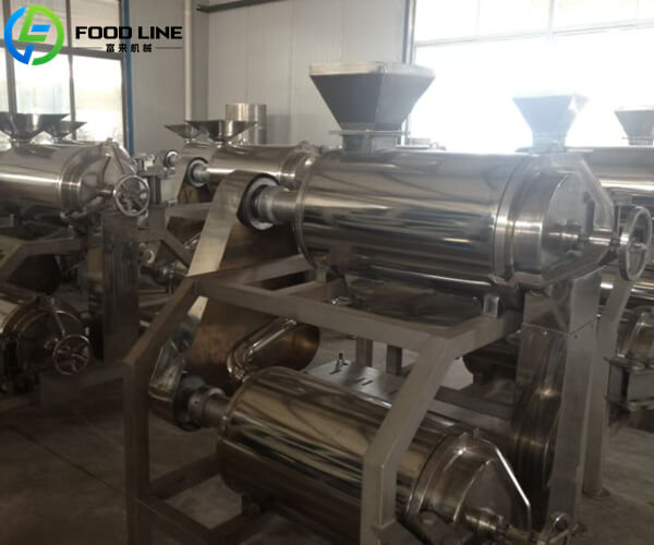 best price double stage tomato pulping machine
