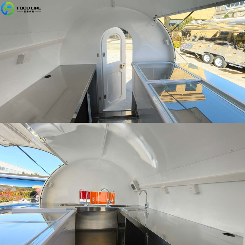 coffee van trailer interior layout