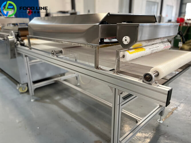 commercial tortilla machine with cooling unit