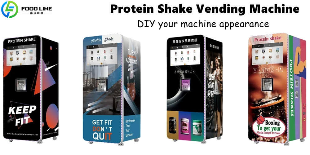 customizable protein shake vending machine for sale