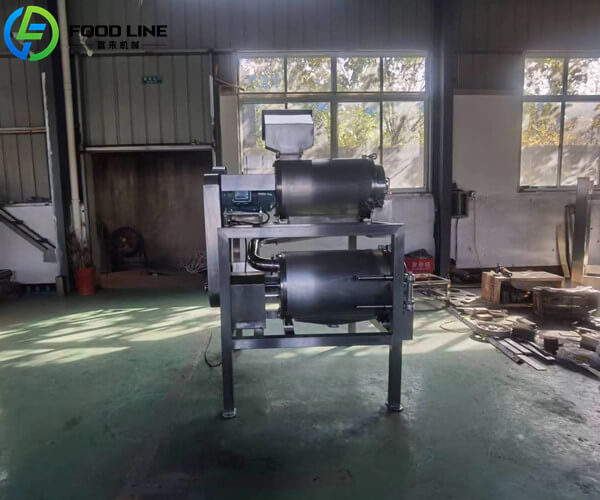 double stage pulper for tomato processing line
