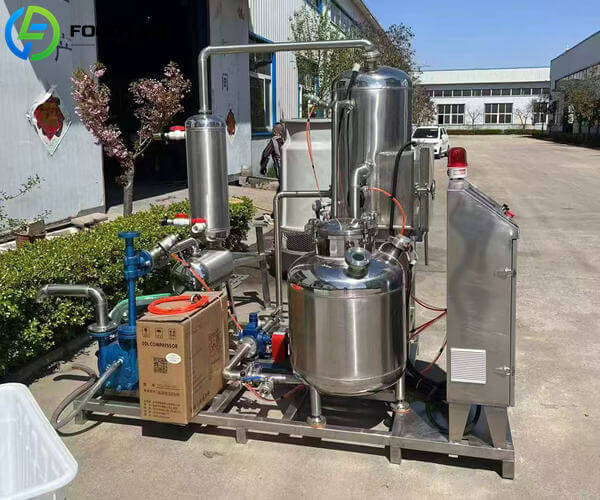energy saving vacuum fryer machine for fruit chips