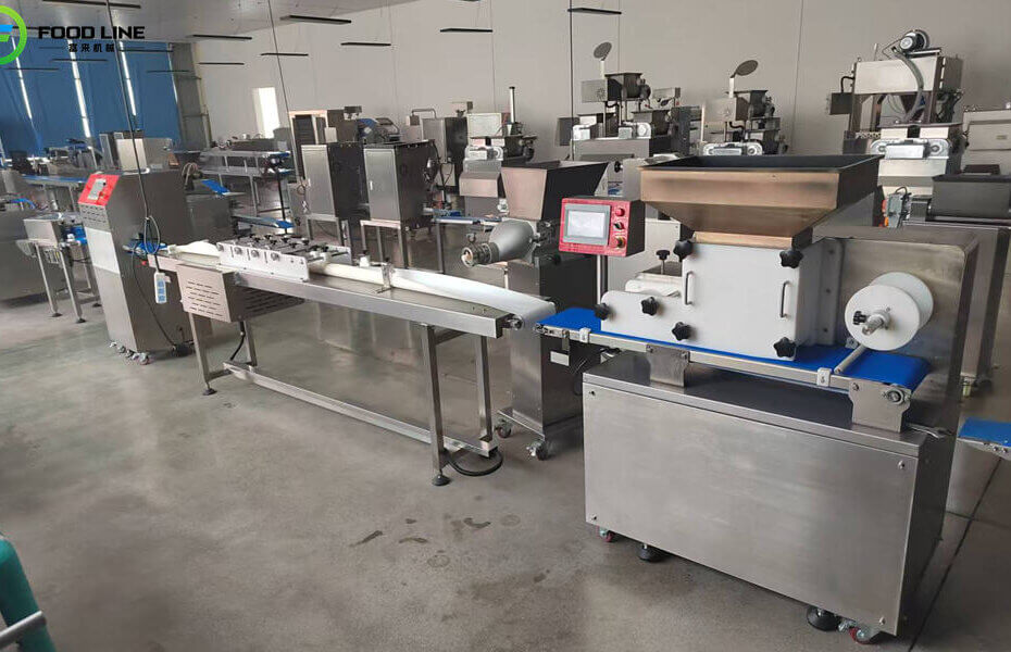 plc controlled sushi making equipment line