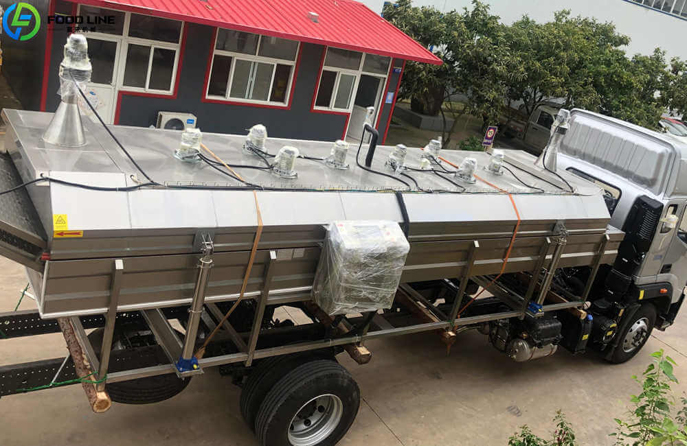 quick freezing equipment to be delivered