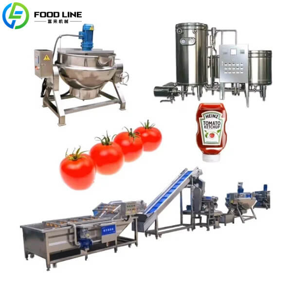 tomato ketchup making machine for sauce manufacturing