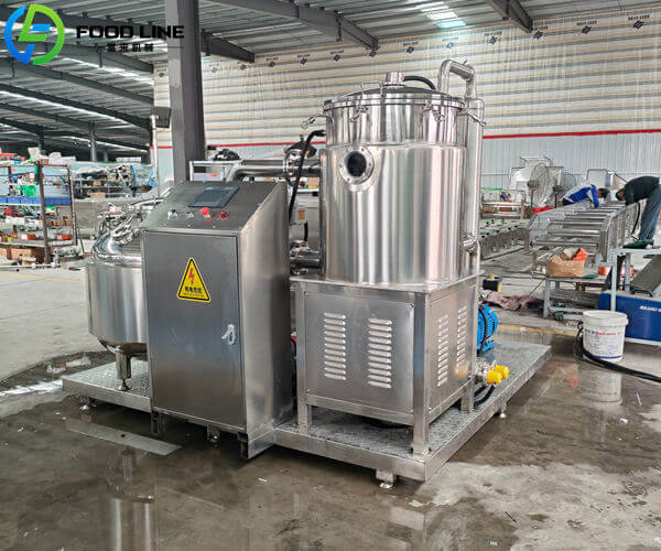 vacuum frying equipment for crunchy vegetable crisps