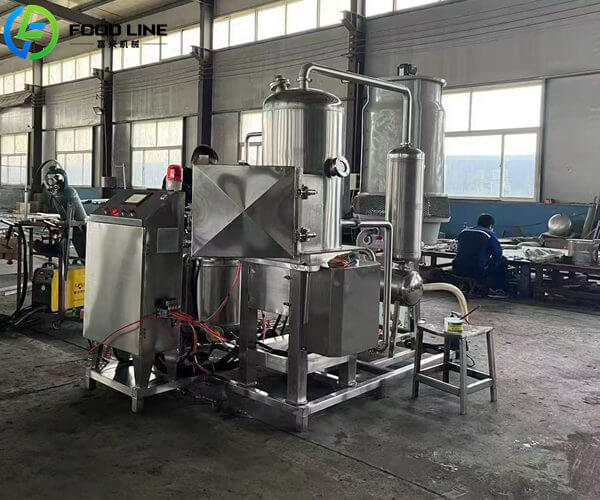 vacuum low temperature fryer for fruit crisps