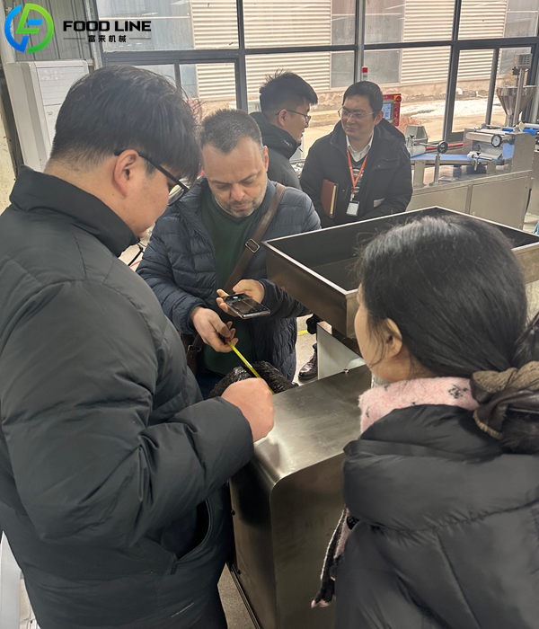 visit from russian client for sushi processing line