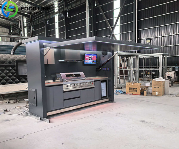 aluminum panel outdoor catering kitchen
