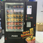 10 Units of Cup Noodle Vending Machine for Sale in Poland automatic cup noodle vending machine with hot water system