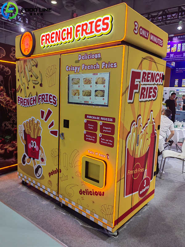 factory price smart french fries vending machine