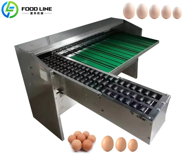 high speed triple lane egg weight sorting machine