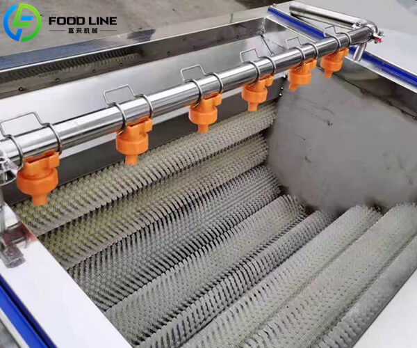 industrial potato washing and peeling machine for sale