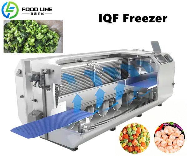iqf freezer for fast individual quick freezing