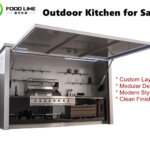 Outdoor Kitchen for Sale: Custom Outdoor Cooking Station modern style commercial outdoor kitchen for sale