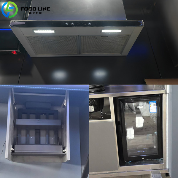 modular outdoor kitchen equipment detail