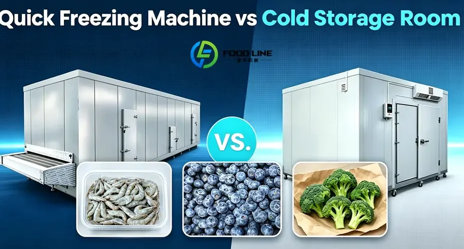 quick freezing machine and cold storage room