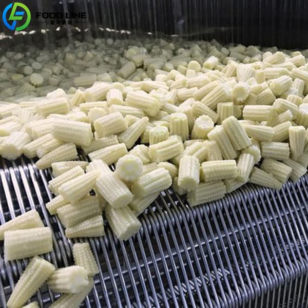 sweetcorn with iqf freezing