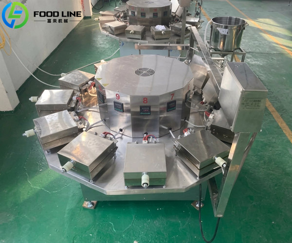 10 mold wafer roll making machine for sale
