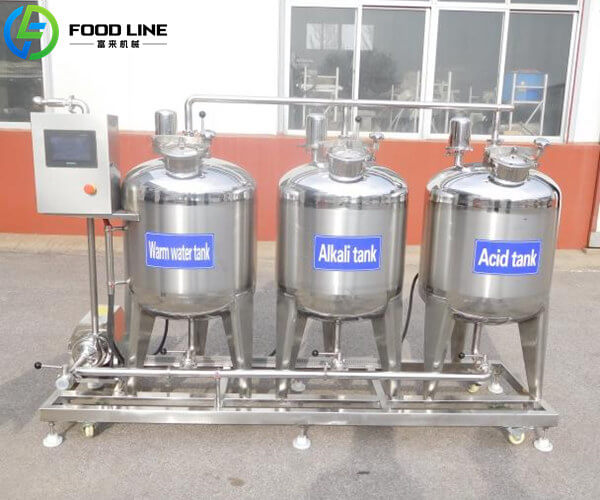 200L cip tank cleaning system for milk beverage beer