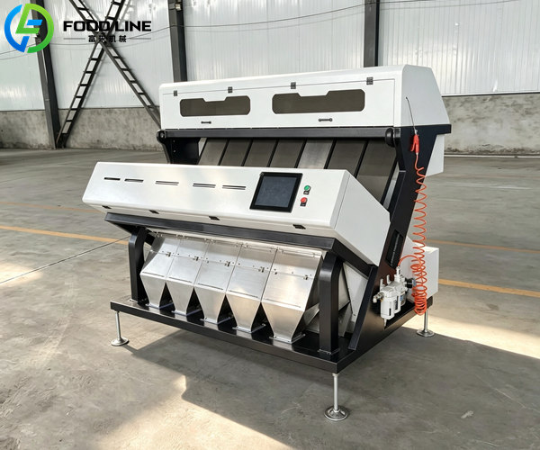 automatic chute color sorting machine for food processing