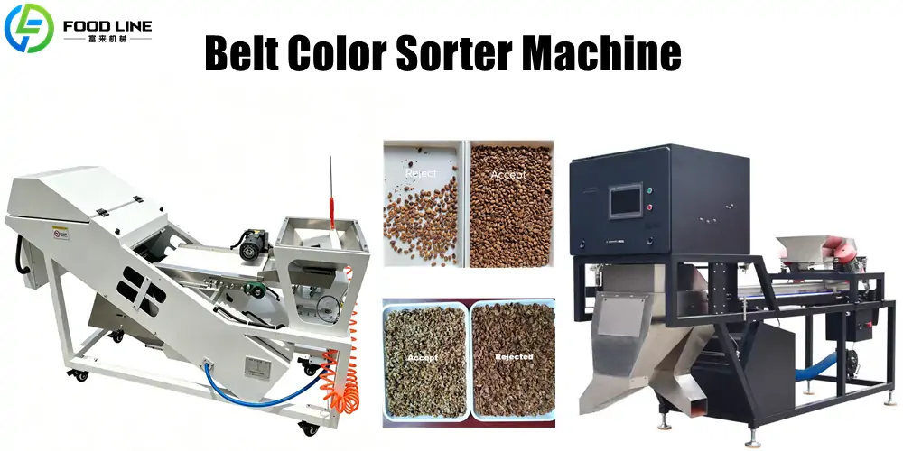 belt color sorter machines for sale