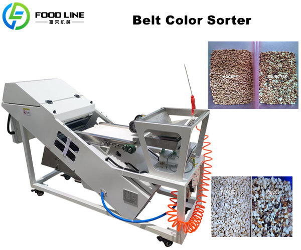 belt conveyor color sorting machine