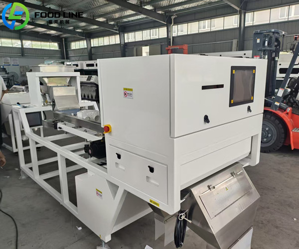 belt type color sorting equipment for dried fruits