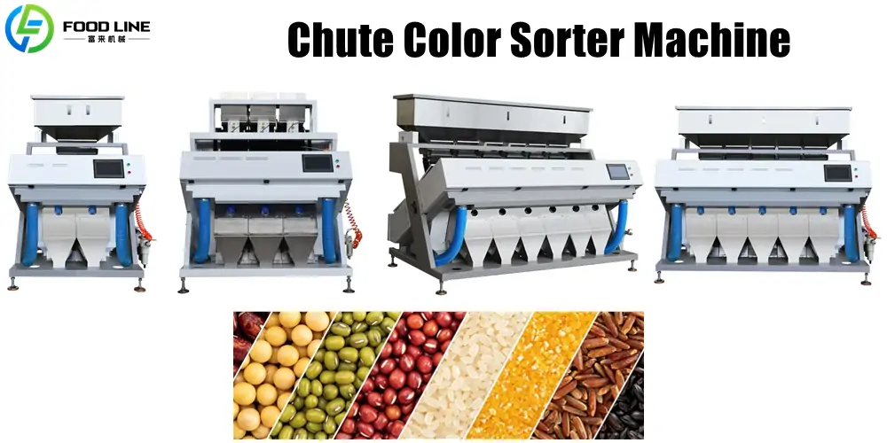 chute color sorter machines for sale