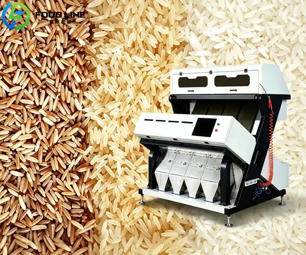 chute color sorting machine for rice