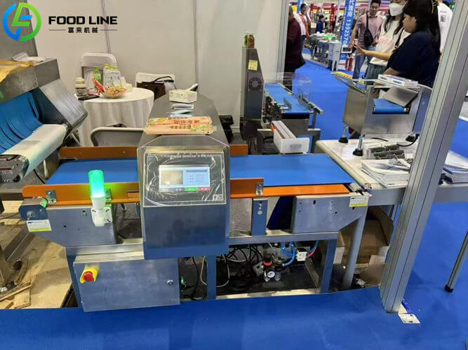 conveyor metal detection system for industrial use