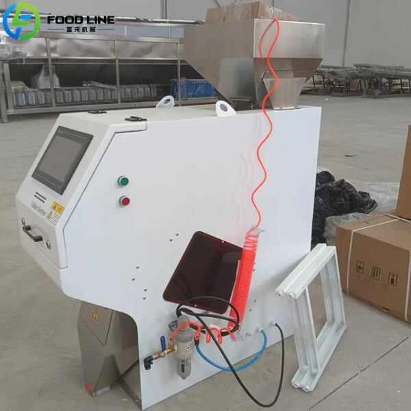 high speed chute color sorter for food processing