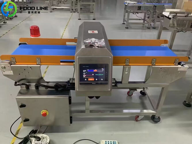 inline metal detector used in food processing lines