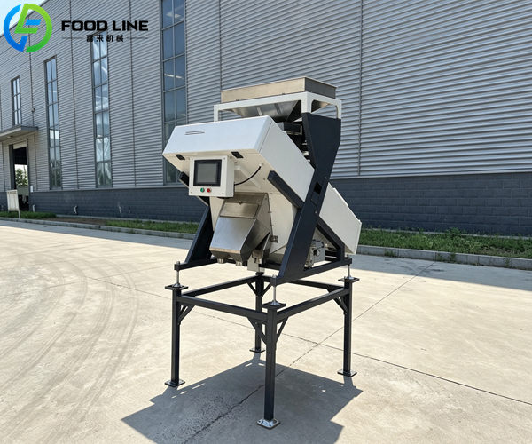 intelligent chute color sorting system for rice and coffee beans