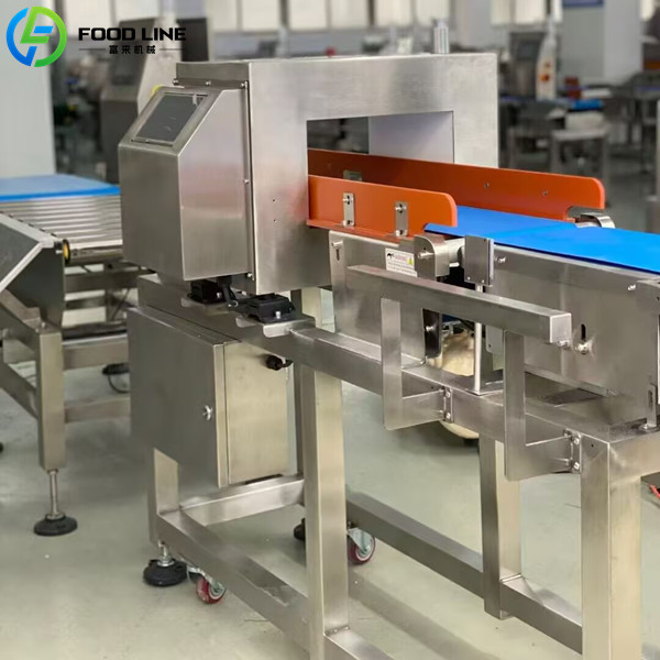 metal detection system for biscuit bread cookie