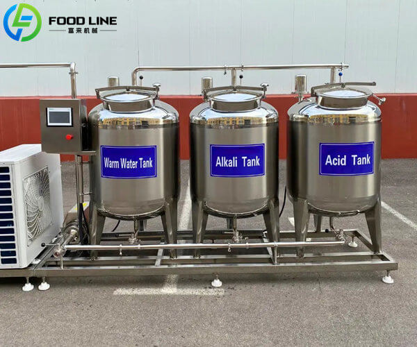 three tank cip system for food industry