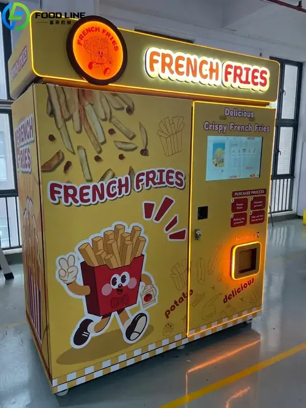 24 hour unattended french fries vending machine