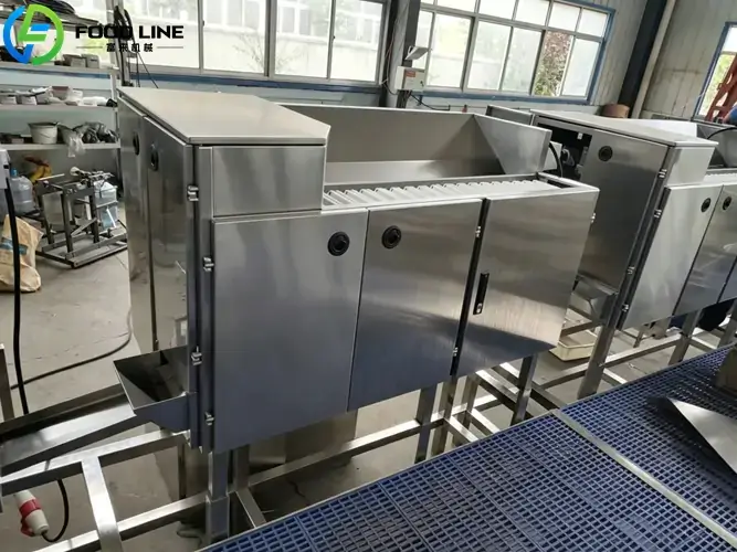 automatic commercial shrimp peeling machine for seafood processing
