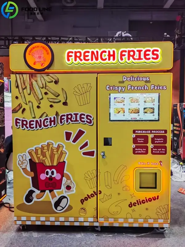 budget friendly factory direct fries vending machine price
